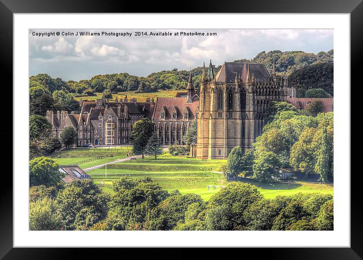  Lancing College Chapel Shoreham West Sussex Framed Mounted Print by Colin Williams Photography