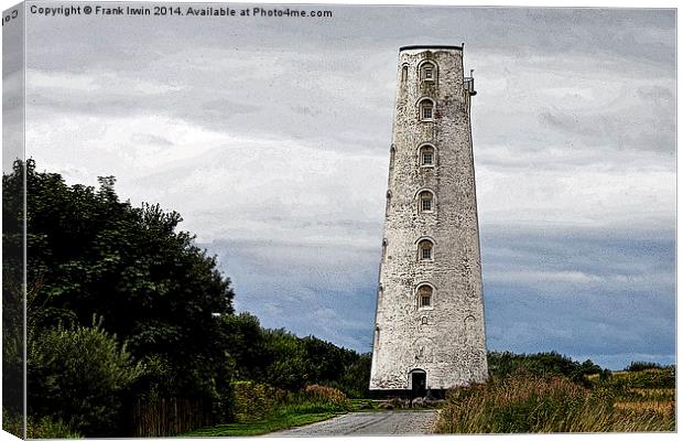  Artistic work of Leasowe Lighthouse               Canvas Print by Frank Irwin