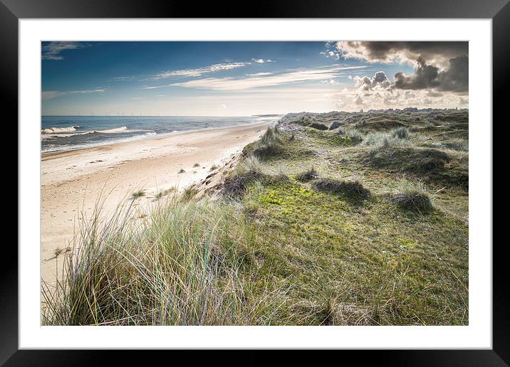  South to Hemsby Framed Mounted Print by Stephen Mole
