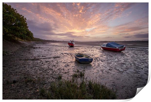  River Taw sunrise. Print by Dave Wilkinson North Devon Ph