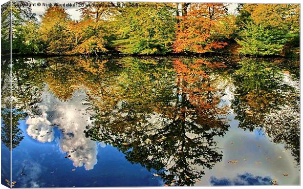  Autumn Reflections  Canvas Print by Nick Wardekker