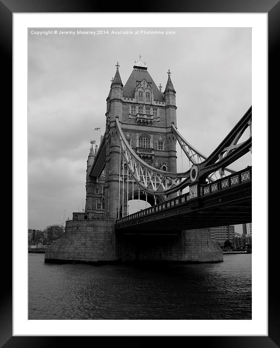 Tower bridge Framed Mounted Print by Jeremy Moseley