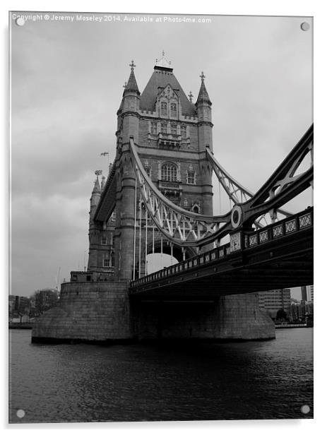 Tower bridge Acrylic by Jeremy Moseley