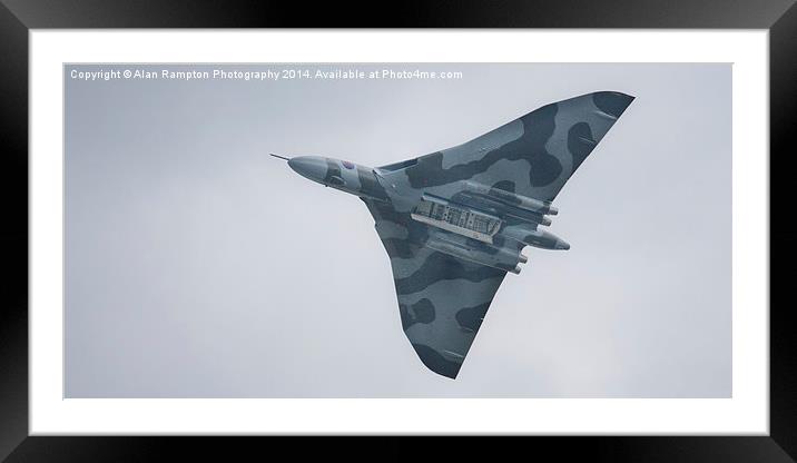  Vulcan To The Sky, bombing run Framed Mounted Print by Alan Rampton Photography