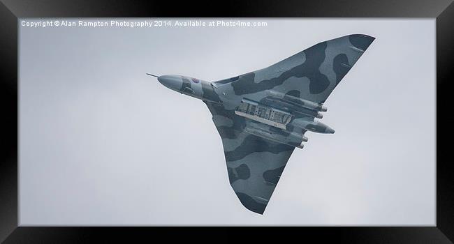  Vulcan To The Sky, bombing run Framed Print by Alan Rampton Photography