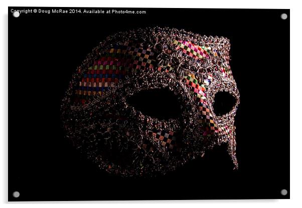  mask Acrylic by Doug McRae