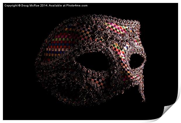  mask Print by Doug McRae