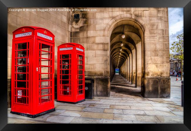  The Red Telephone Box,s  Framed Print by William Duggan