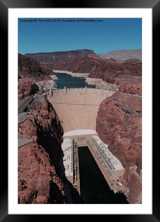  The Hoover Dam Framed Mounted Print by Tom Hard