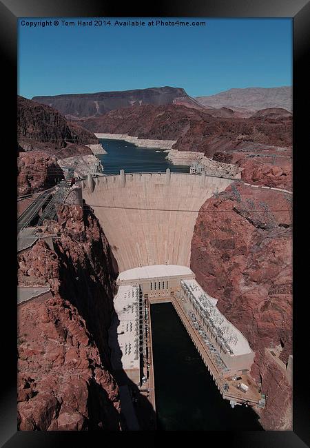  The Hoover Dam Framed Print by Tom Hard