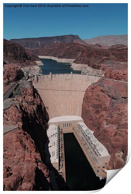  The Hoover Dam Print by Tom Hard