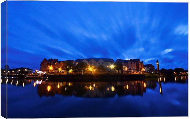  Mirror image of Exeter Canvas Print by Lorraine Paterson