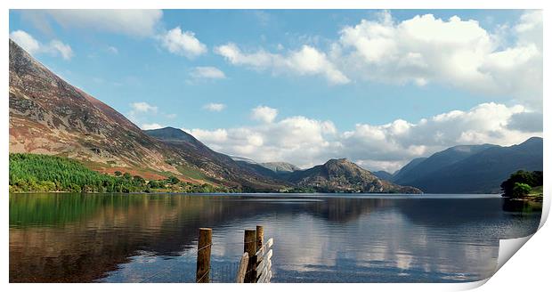 Crummock Water from The Pump House, Lake District, Print by Steven Garratt