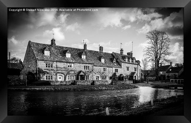  Bourton On The Water Framed Print by Stewart Nicolaou