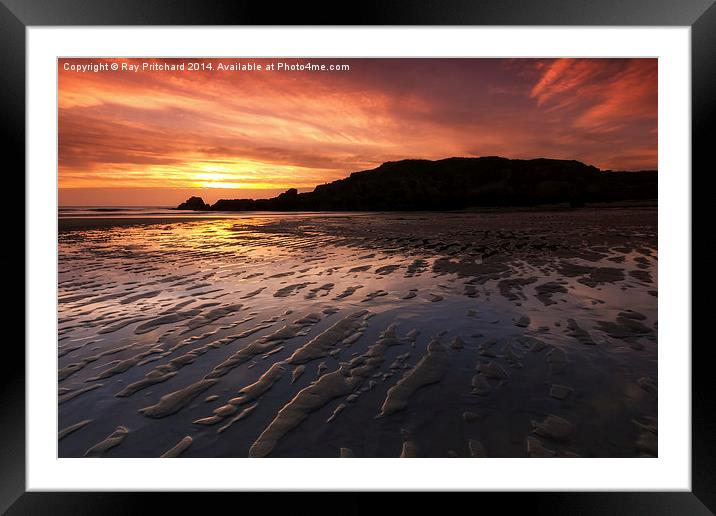   South Shields Beach Framed Mounted Print by Ray Pritchard
