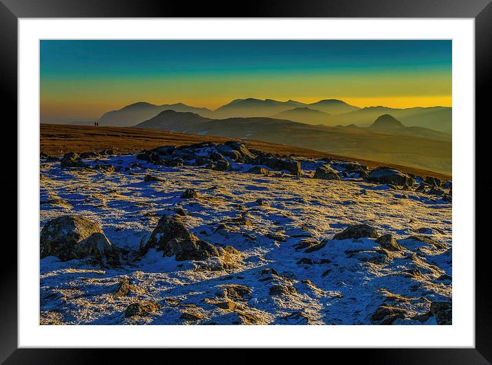  Warmth in Winter Framed Mounted Print by Peter Stuart