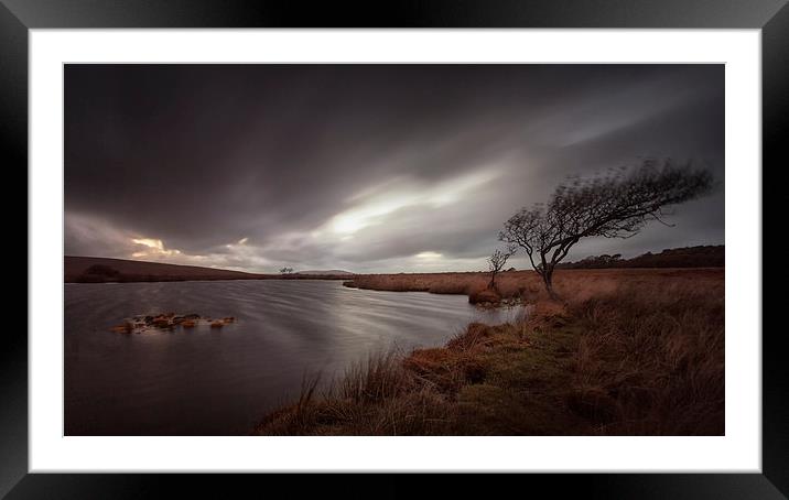 Broad Pool North Gower Framed Mounted Print by Leighton Collins