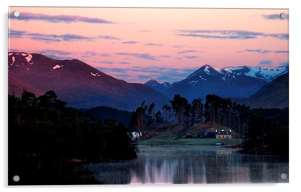  Glen Affric Acrylic by Macrae Images