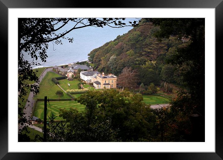 The Manor House, Lynmouth  Framed Mounted Print by graham young