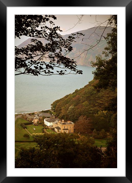 The Old Manor House, Lynmouth  Framed Mounted Print by graham young