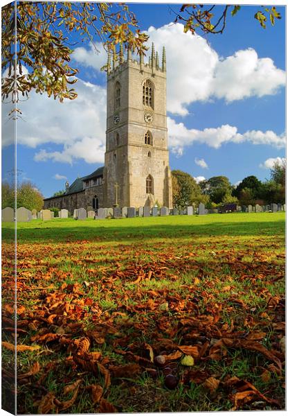 St Peter and St Paul’s Church, Sturton-le-Steeple  Canvas Print by Darren Galpin