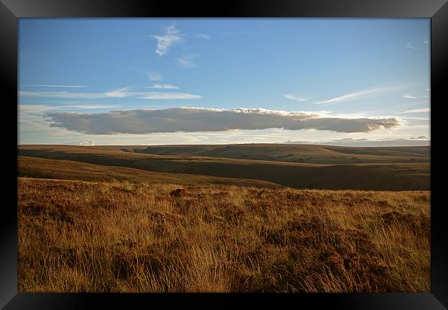 Exmoor Cloudscape  Framed Print by graham young