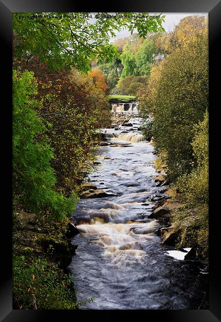  A View of the River Swale in North Yorkshire Framed Print by Richard Pinder