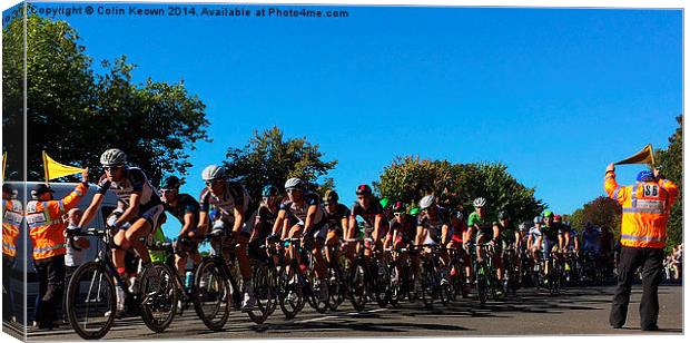  Tour of Britain Canvas Print by Colin Keown