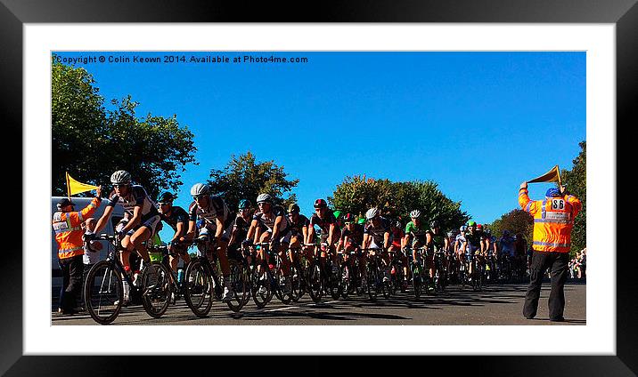  Tour of Britain Framed Mounted Print by Colin Keown