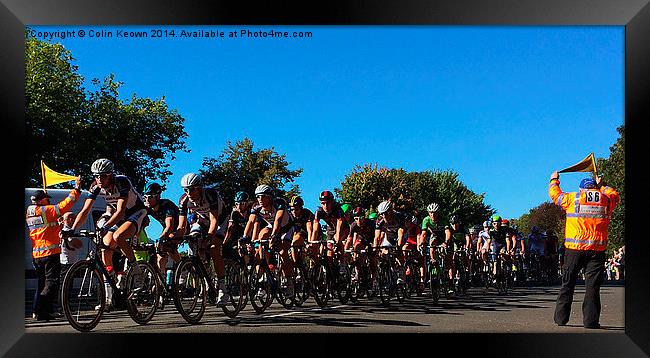  Tour of Britain Framed Print by Colin Keown