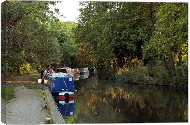  Kennet and Avon Canvas Print by Tony Bates