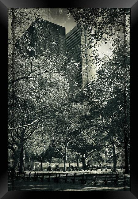 Battery Park Framed Print by Simon Gladwin