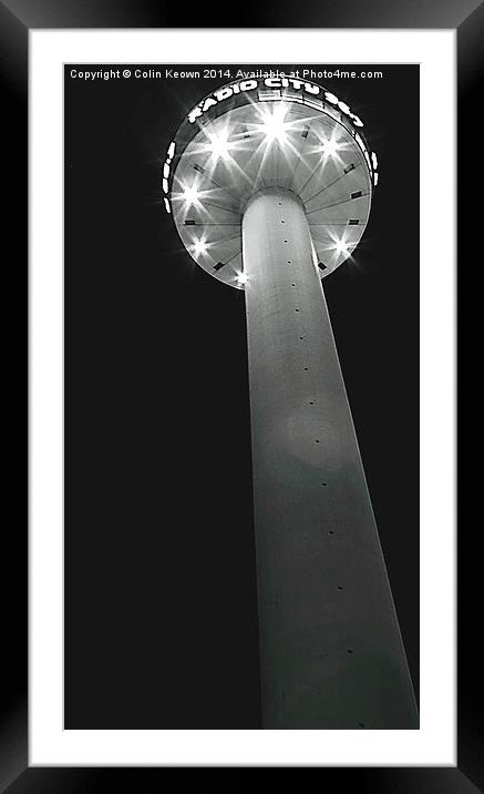  Radio City Tower Framed Mounted Print by Colin Keown
