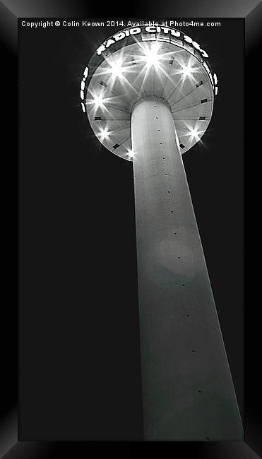  Radio City Tower Framed Print by Colin Keown