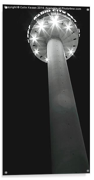  Radio City Tower Acrylic by Colin Keown