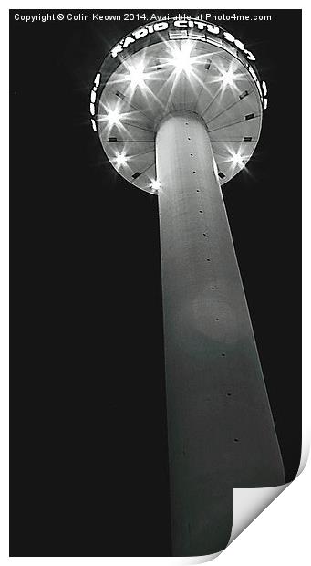  Radio City Tower Print by Colin Keown