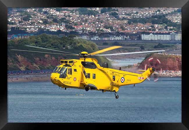 Sea King Recue Framed Print by Oxon Images