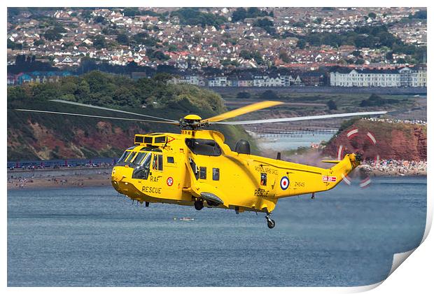 Sea King Recue Print by Oxon Images