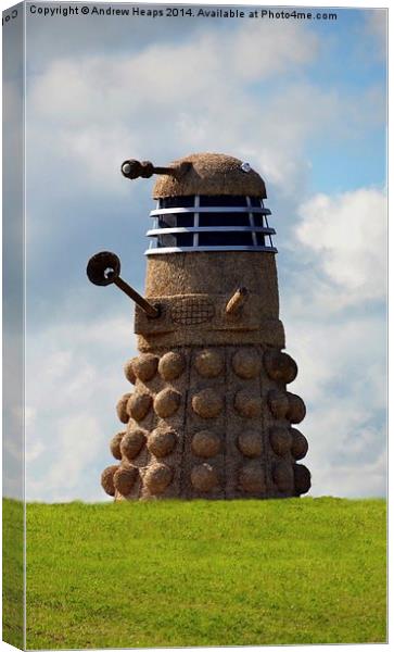  Doctor Who Dalek. Canvas Print by Andrew Heaps
