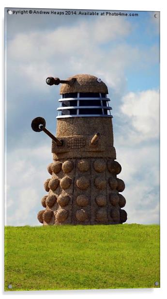  Doctor Who Dalek. Acrylic by Andrew Heaps