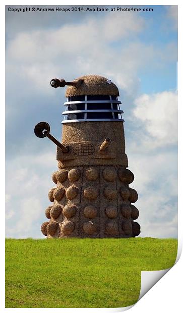  Doctor Who Dalek. Print by Andrew Heaps