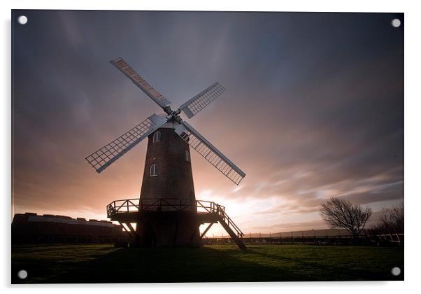  Wilton Windmill Acrylic by Tony Bates
