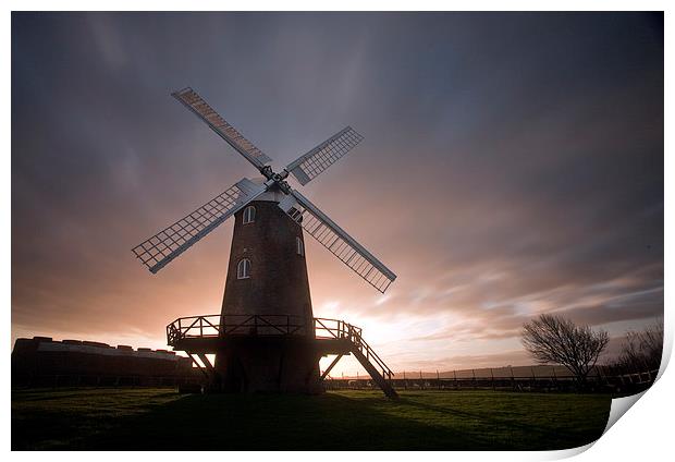  Wilton Windmill Print by Tony Bates