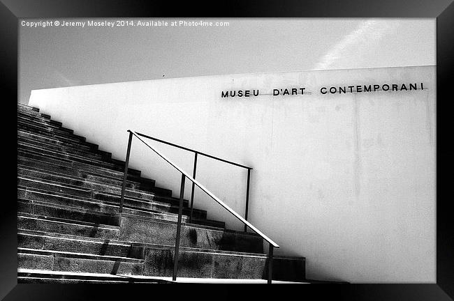 Museu D'art Contemporani. Ibiza.  Framed Print by Jeremy Moseley