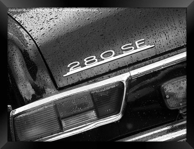 Mercedes 280SE Framed Print by Jeremy Moseley