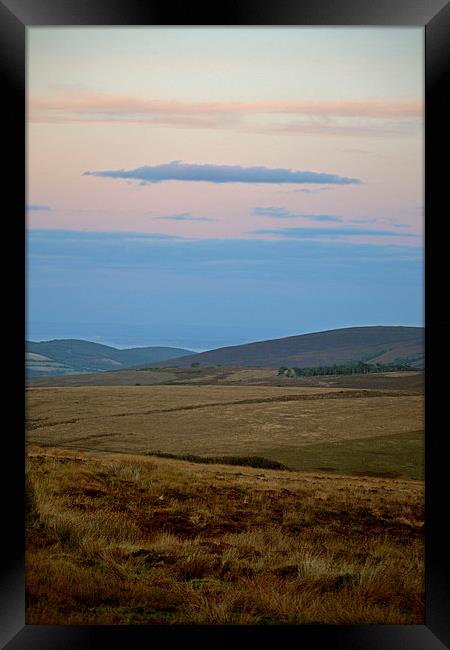 Exmoor Dusk  Framed Print by graham young