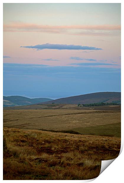 Exmoor Dusk  Print by graham young