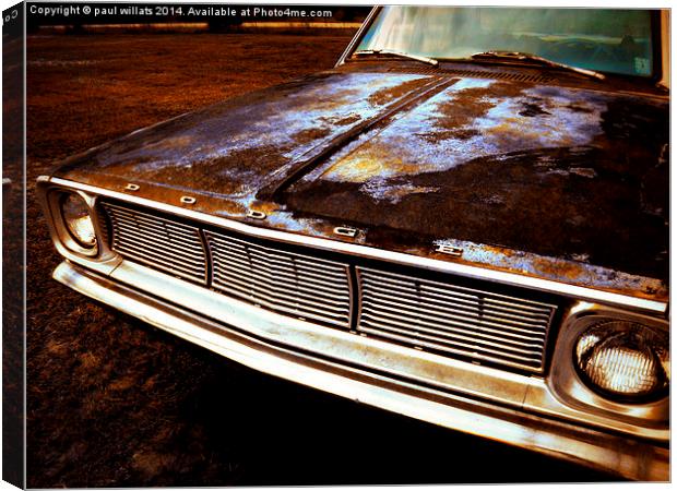  DODGE DECAY Canvas Print by paul willats