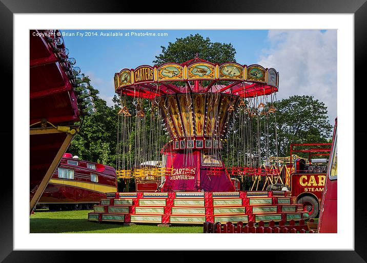 Merry go round Framed Mounted Print by Brian Fry