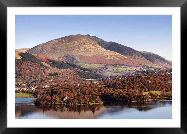 Blencathra in the Autumn  Framed Mounted Print by Ian Duffield